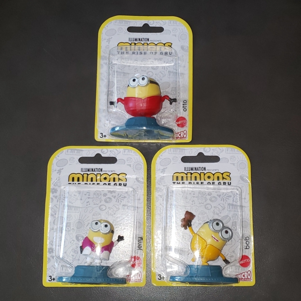 Mattel Yellow Dispicable Me Minions Toys